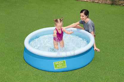 Bestway 5ft x 15in Kids Fast Set Paddling Pool, My First Swimming Pool, Blue 2021 Blue Single