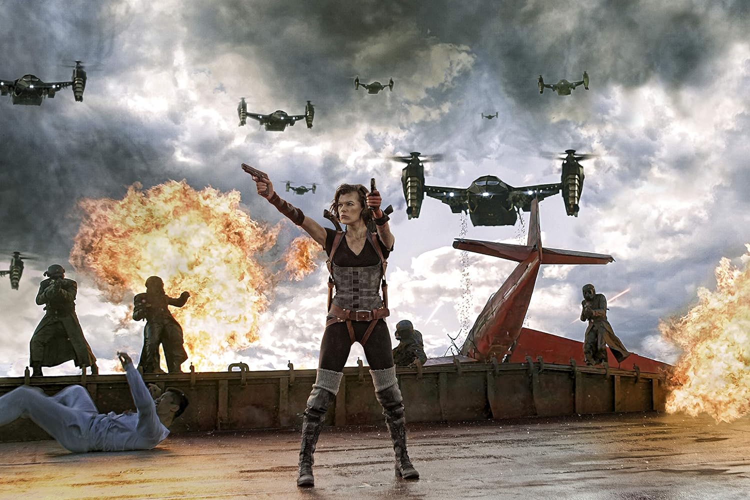Resident Evil / Resident Evil: Afterlife / Resident Evil: Apocalypse / Resident Evil: Extinction / Resident Evil: Retribution / Resident Evil: The Final Chapter (6-Discs) (Blu-ray
