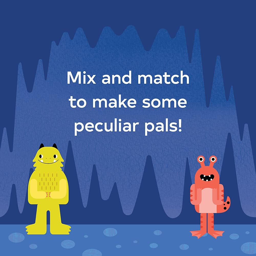 Petit Collage PTC613 Travel Game, Mix + Match Monsters Magnetic Play Set