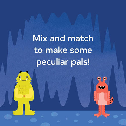 Petit Collage PTC613 Travel Game, Mix + Match Monsters Magnetic Play Set