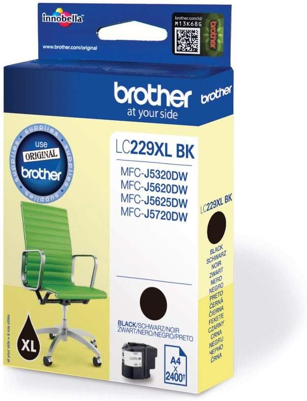 Brother LC229XLBKBP High Capacity Ink Cartridges - Black