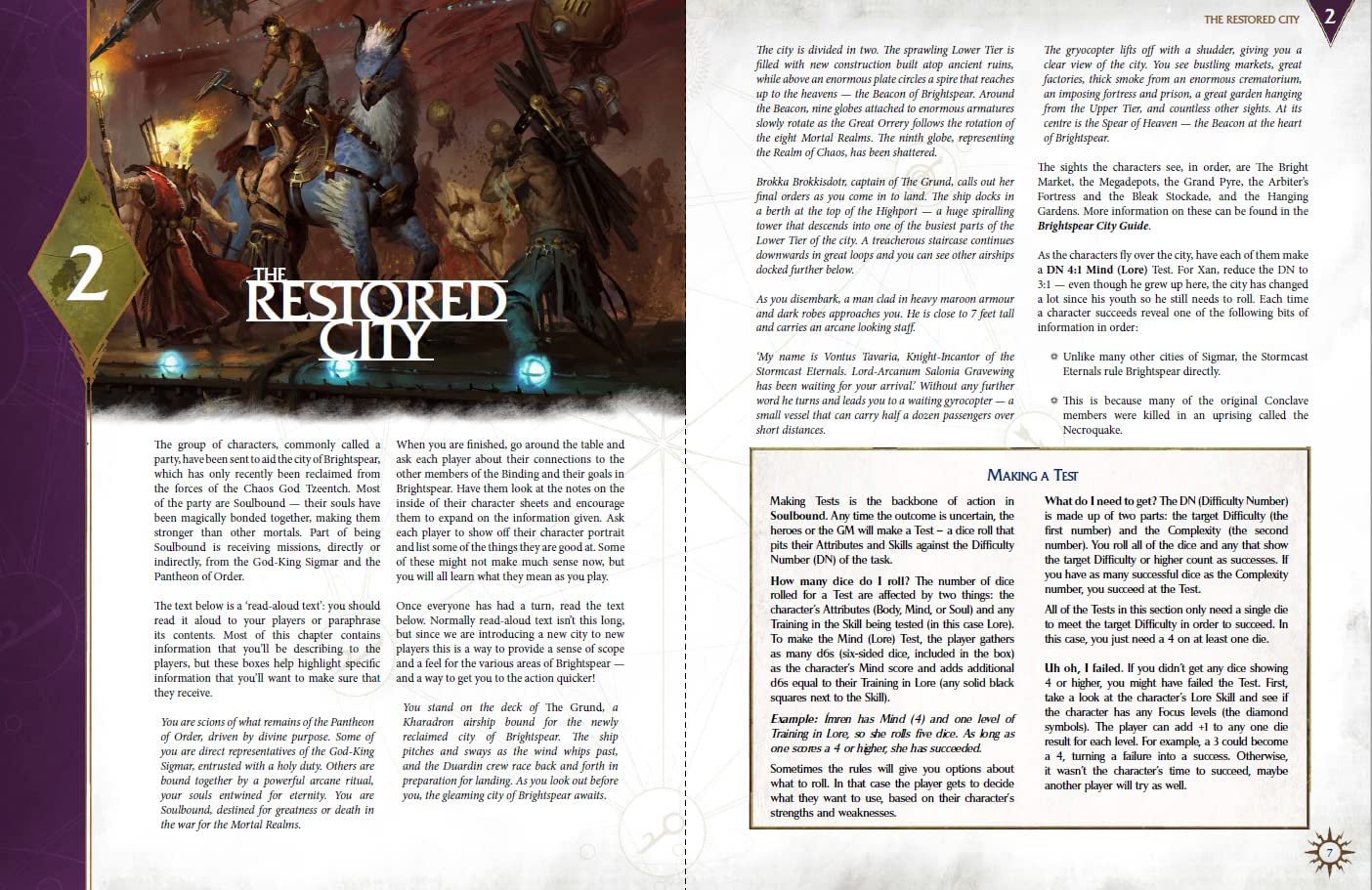Cubicle 7 Warhammer Age of Sigmar RPG: Soulbound - Starter Set