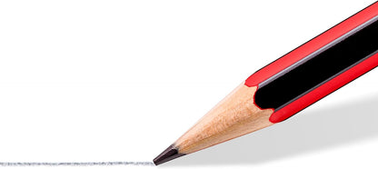 STAEDTLER 112-HB Tradition Graphite Pencil for Drawing & Sketching - HB, Eraser-Tip (Box of 12