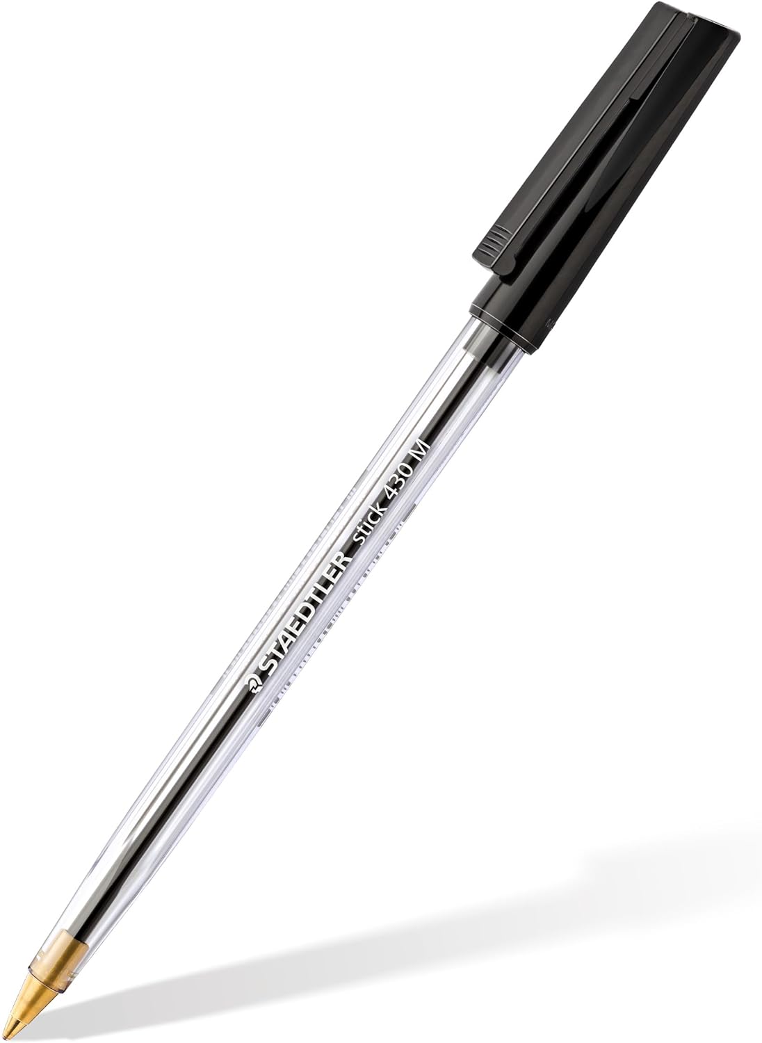 STAEDTLER Stick 430 M-9 Ballpoint Pen Medium - Black (Box of 10