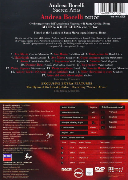 Andrea Bocelli - Sacred Arias