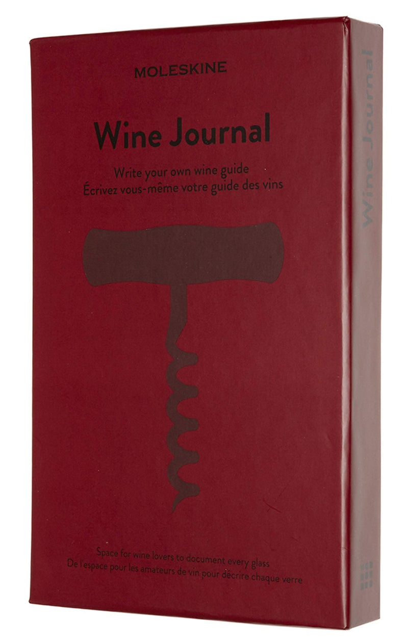 Moleskine - Wine Journal, Theme Notebook - Hardcover Notebook to Collect and Organise Your Wine - Large Size 13 x 21 cm - 400 Pages