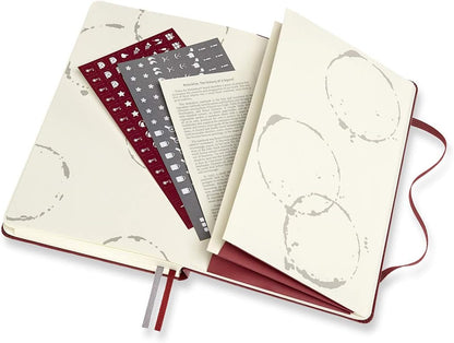 Moleskine - Wine Journal, Theme Notebook - Hardcover Notebook to Collect and Organise Your Wine - Large Size 13 x 21 cm - 400 Pages