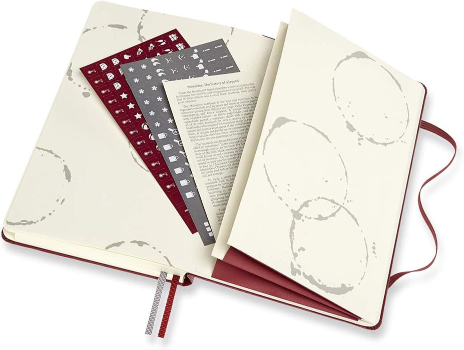Moleskine Passion Journal, Wine, Hard Cover, Large (5" x 8.25") Bordeaux Red, 400 Pages