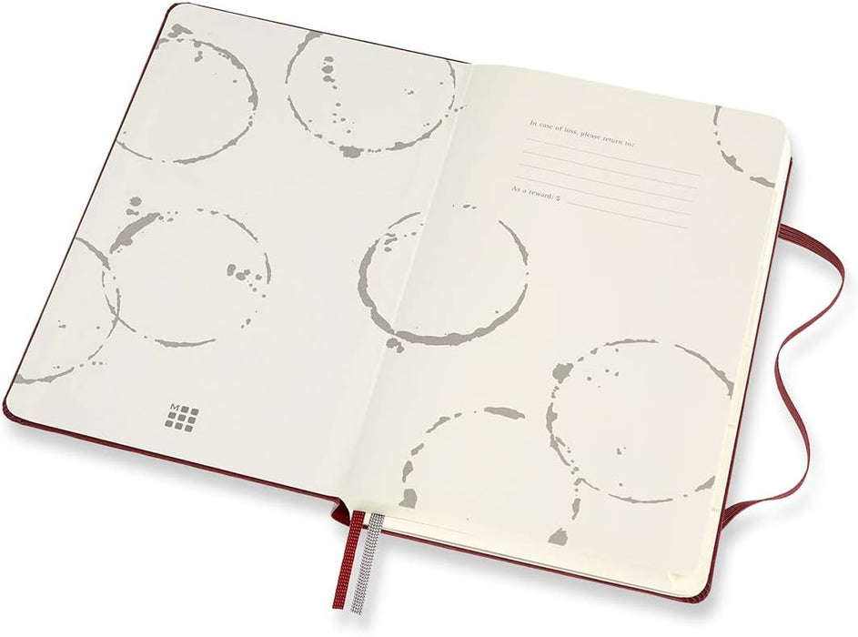 Moleskine Passion Journal, Wine, Hard Cover, Large (5" x 8.25") Bordeaux Red, 400 Pages