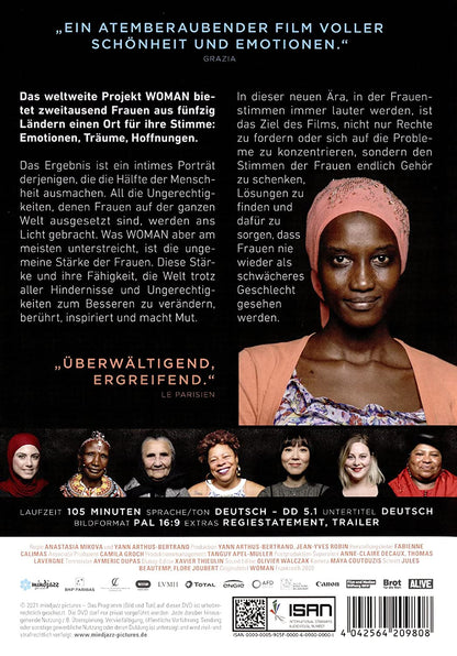 Woman - 2000 Frauen. 50 Länder. 1 Stimme.