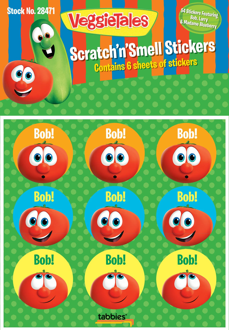 Veggietales Scratch `N` Smell Stickers