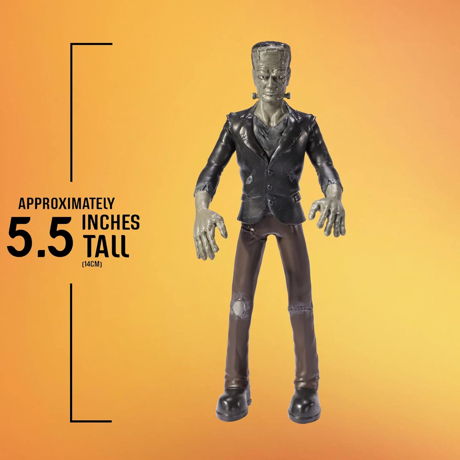 Frankenstein's Monster Mini Bendy Fig - 5.5in (14cm) Noble Toys Miniature Bendable Figure Posable Doll Figures