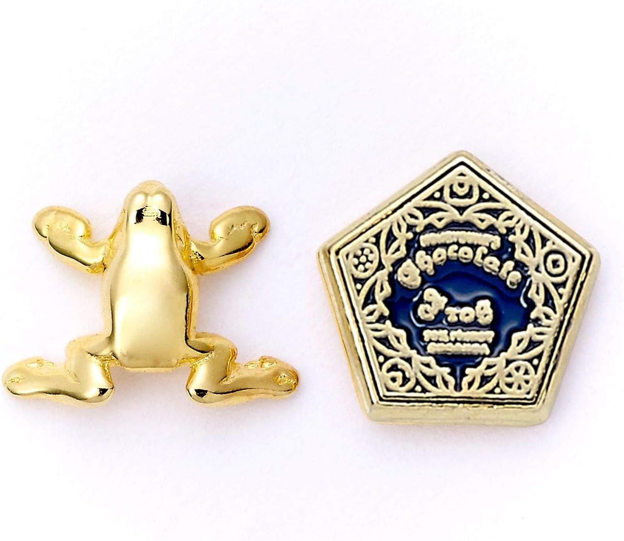 Official Harry Potter Stud Earring Set including Time Turners, Chocolate Frogs, and Glasses with Lightning Bolt earrings by The Carat Shop