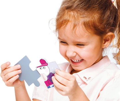 Clementoni 23752, Peppa Pig Supercolor Puzzle for Children - 104 Pieces, Ages 4 Years Plus