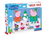 Clementoni 23752, Peppa Pig Supercolor Puzzle for Children - 104 Pieces, Ages 4 Years Plus