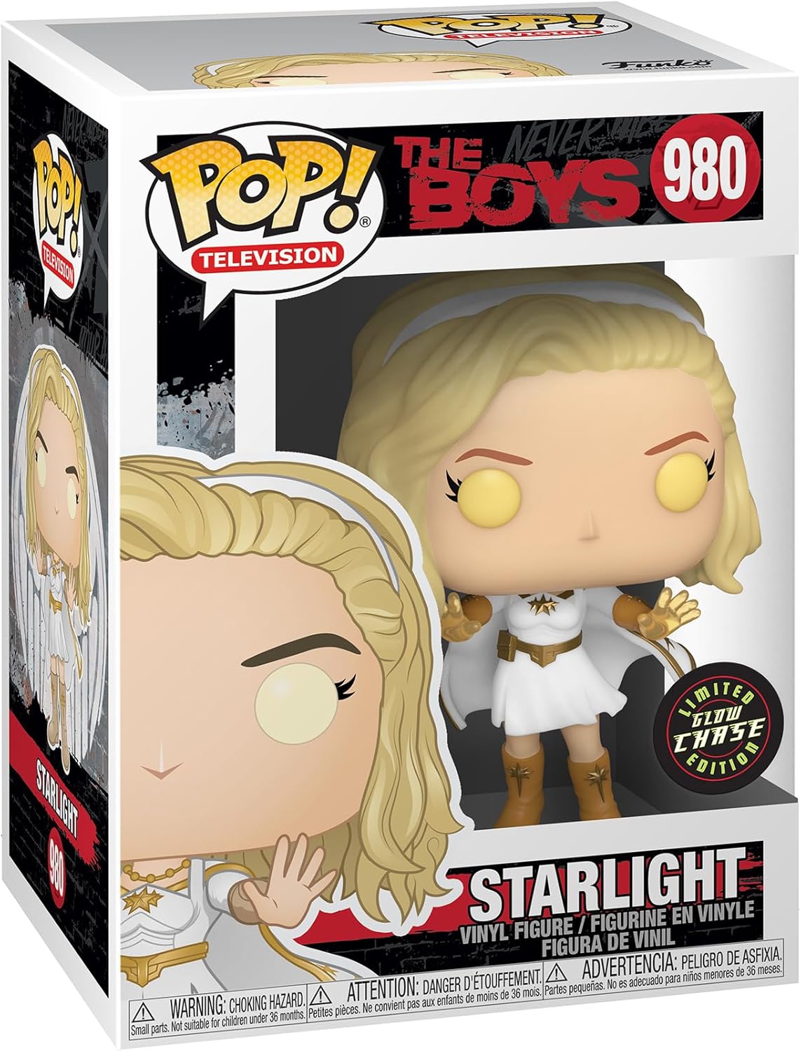 Funko POP! TV: The Boys-Starlight W/Chase (Styles Vary) - Collectable Vinyl Figure - Gift Idea - Official Merchandise - Toys for Kids & Adults - TV Fans - Model Figure for Collectors and Display