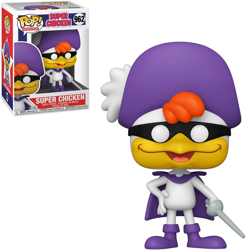 Funko POP! Animation Super Chicken Vinyl - Superchicken - Collectable Vinyl Figure - Gift Idea - Official Merchandise - Toys for Kids & Adults - TV Fans - Model Figure for Collectors and Display