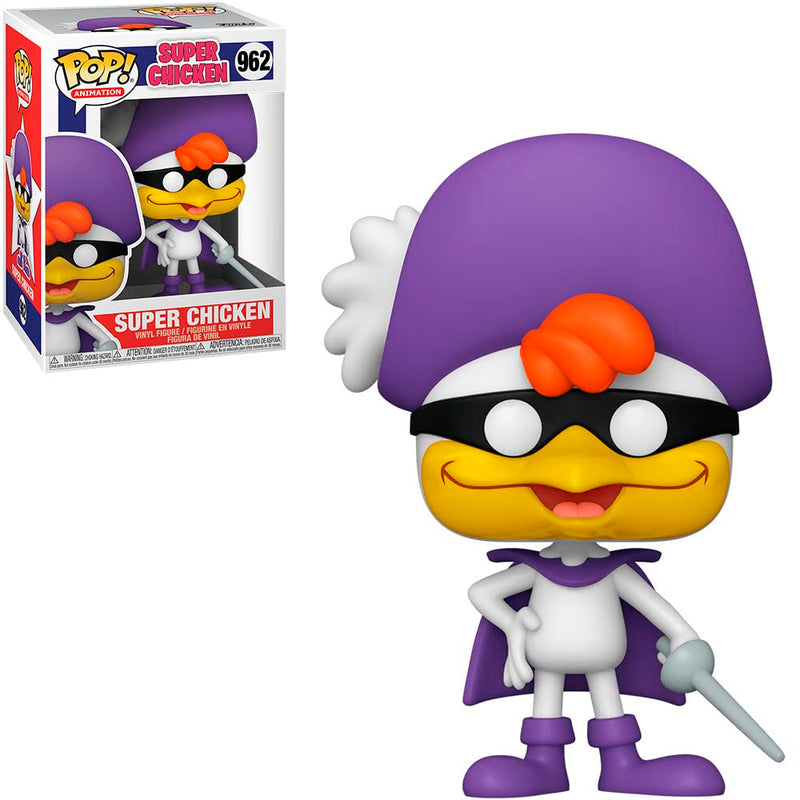 Funko POP! Animation Super Chicken Vinyl - Superchicken - Collectable Vinyl Figure - Gift Idea - Official Merchandise - Toys for Kids & Adults - TV Fans - Model Figure for Collectors and Display
