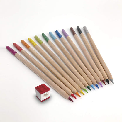IQ EUROMIC LEGO Stationery - 12 Color Pencils (52064