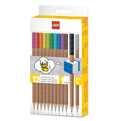 IQ EUROMIC LEGO Stationery - 12 Color Pencils (52064