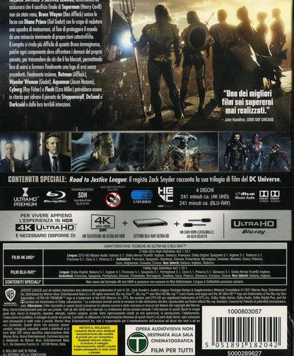Zack Snyder'S Justice League (4K Ultra-HD+Blu-Ray)