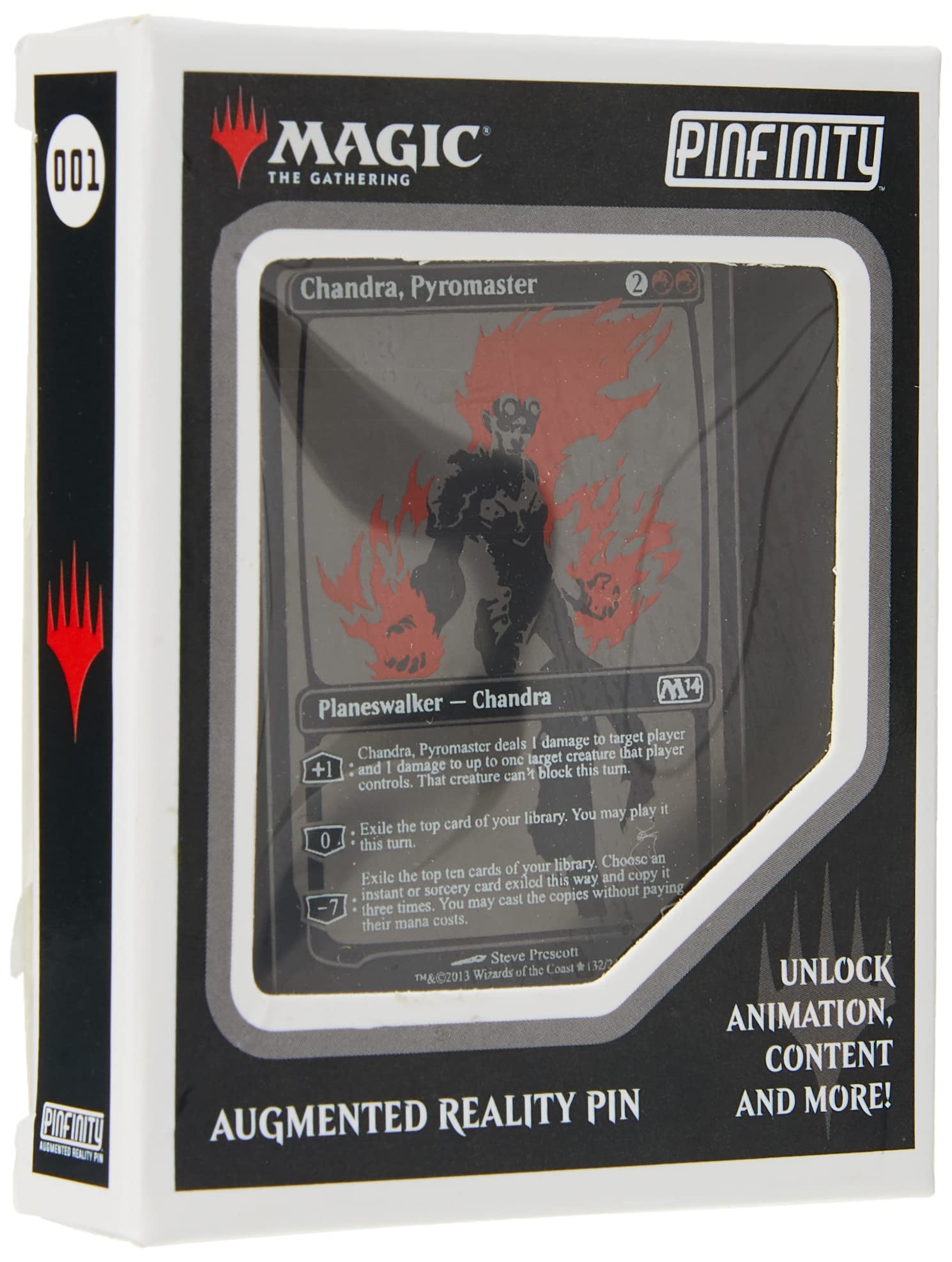Pinfinity PFMTG001 Magic The Gathering-Chandra Pyromaster Augmented Reality Pin