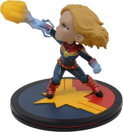 Quantum Mechanix Captain Marvel Q-Fig Figure Captain Marvel 9 cm, Blue