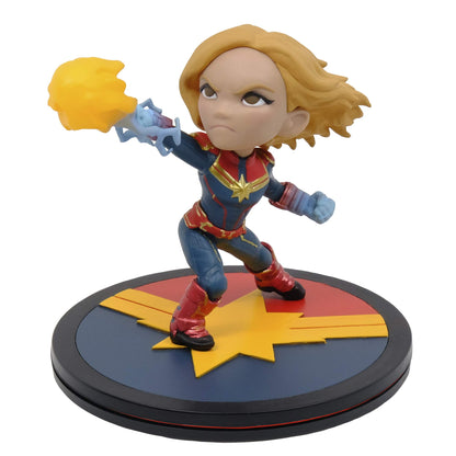 Quantum Mechanix Captain Marvel Q-Fig Figure Captain Marvel 9 cm, Blue