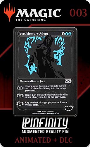 Pinfinity PFMTG003 Magic The Gathering-Jace, Memory Adept Augmented Reality Pin
