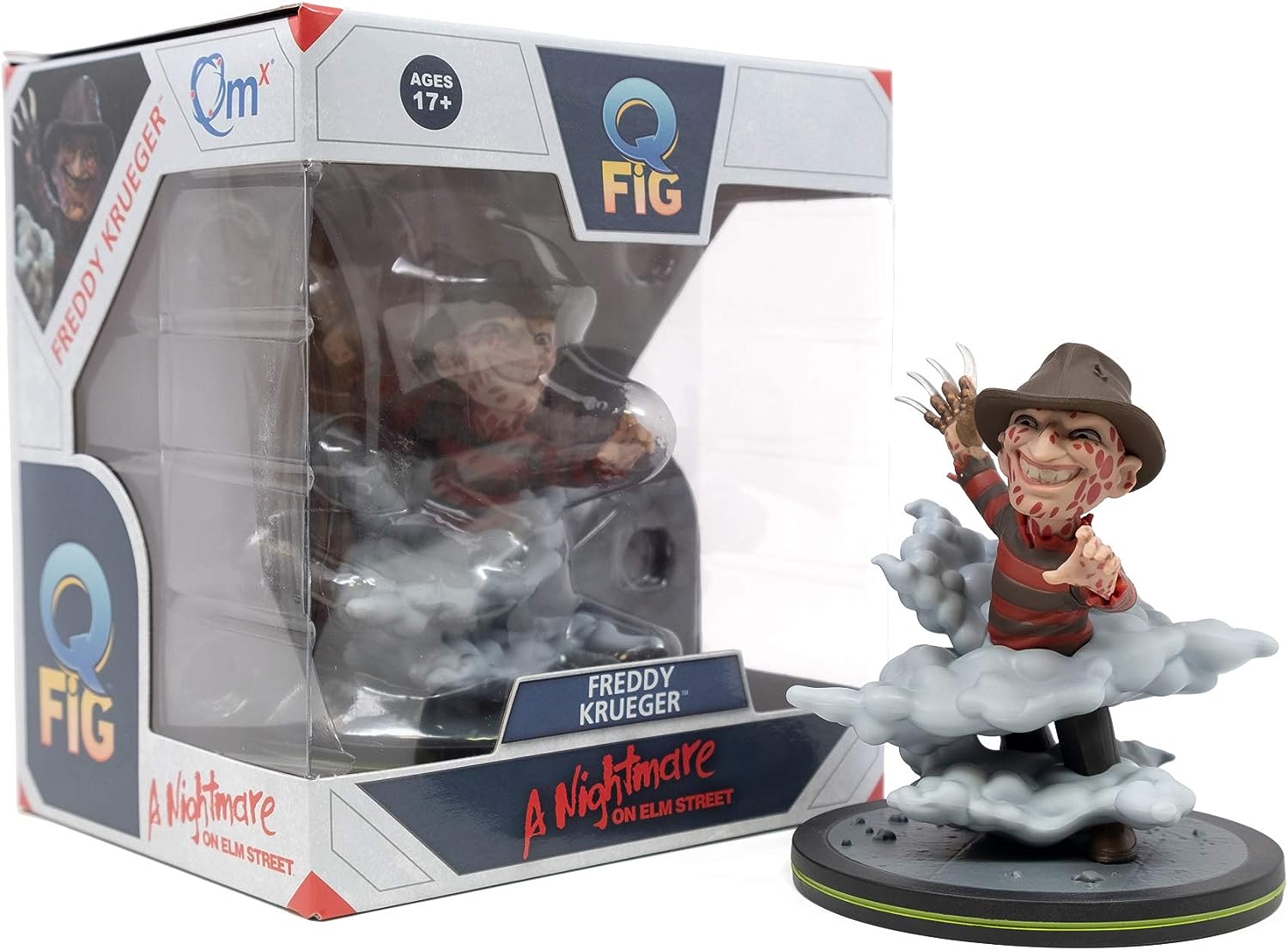 Quantum Mechanix Figura Qfig Freddy Krueger, Pesadilla en ELM Street (10 cm