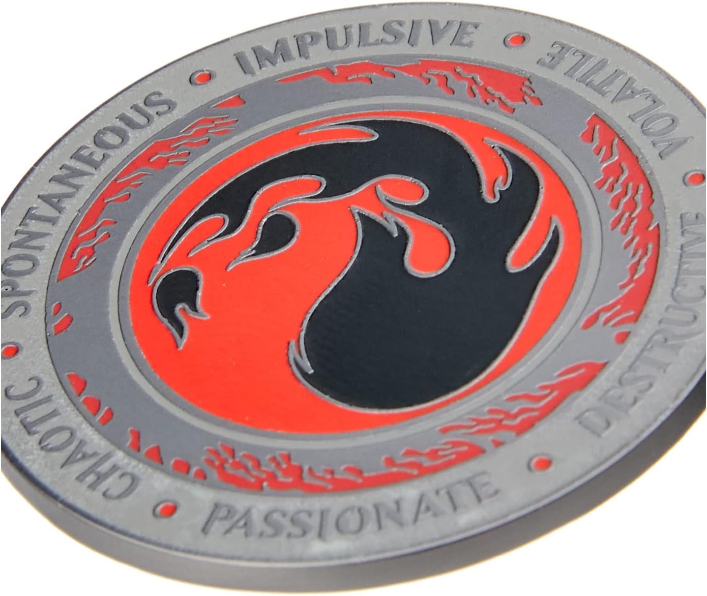 Magic the Gathering - Red Mana Crest Augmented Reality Pin