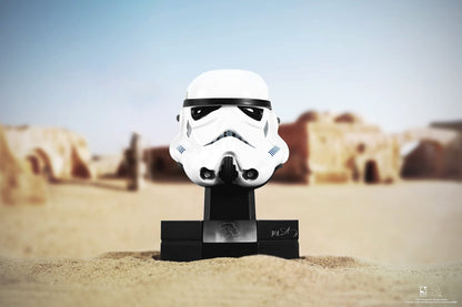 PUREARTS PA011ST Original StarWars StormTrooper Helmet Star Wars Storm Trooper Figurine, White