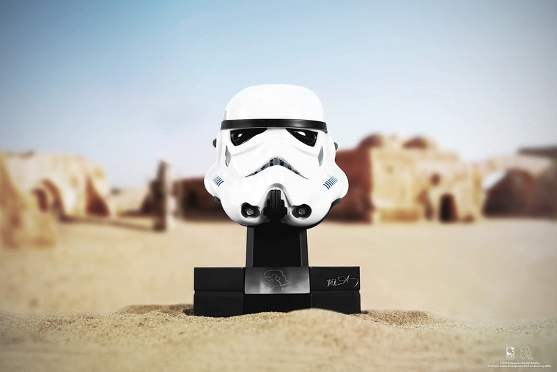 PUREARTS PA011ST Original StarWars StormTrooper Helmet Star Wars Storm Trooper Figurine, White