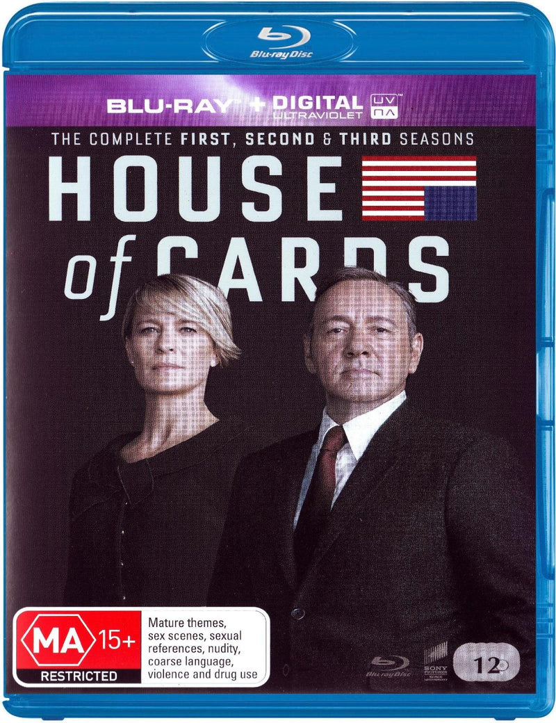 House Of Cards - Season 1 - 3 Blu-ray + Ultra Violet