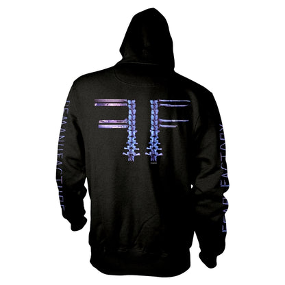 FEAR FACTORY - DEMANUFACTURE POCKET BLACK Hooded Sweatshirt with Zip Large
