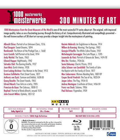 1000 Masterworks-300 Miinutes of Art