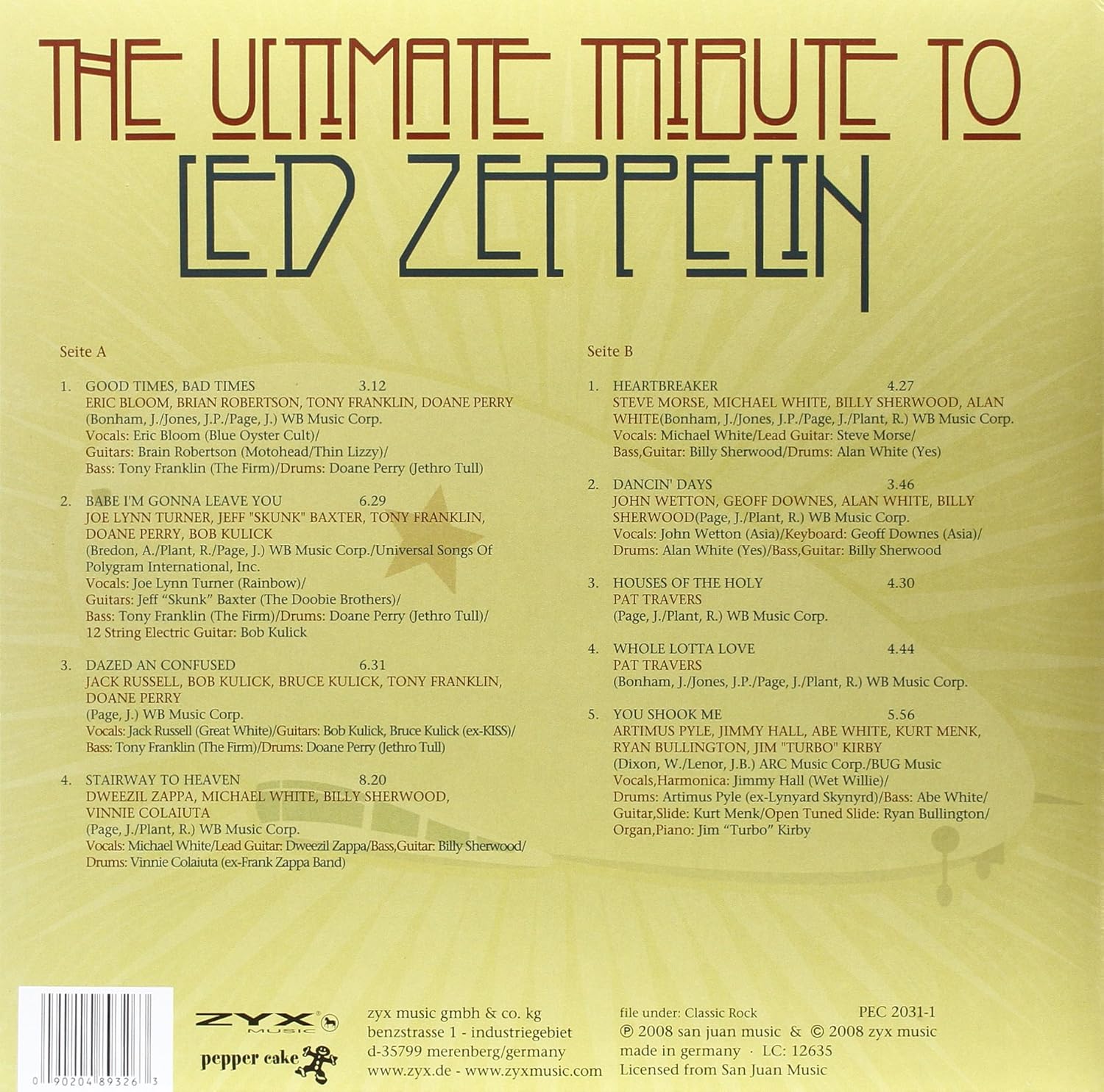 Led Zeppelin-the Ultimate Tribute