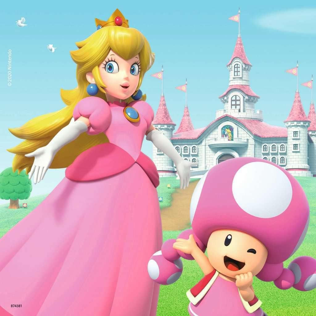 Ravensburger Kinderpuzzle - 05186 Super Mario - Puzzle für Kinder ab 5 Jahren, mit 3x49 Teilen