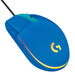 Logitech G203 LIGHTSYNC Gaming Mouse with Customizable RGB Lighting, 6 Programmable Buttons, Gaming Grade Sensor, 8K DPI Tracking, Lightweight - Blue G203 Blue