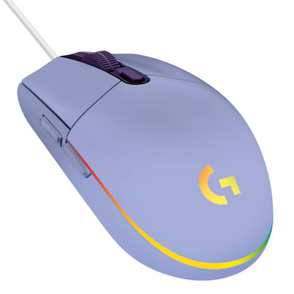 Logitech G203 LIGHTSYNC Gaming Mouse with Customizable RGB Lighting, 6 Programmable Buttons, Gaming Grade Sensor, 8K DPI Tracking, Lightweight