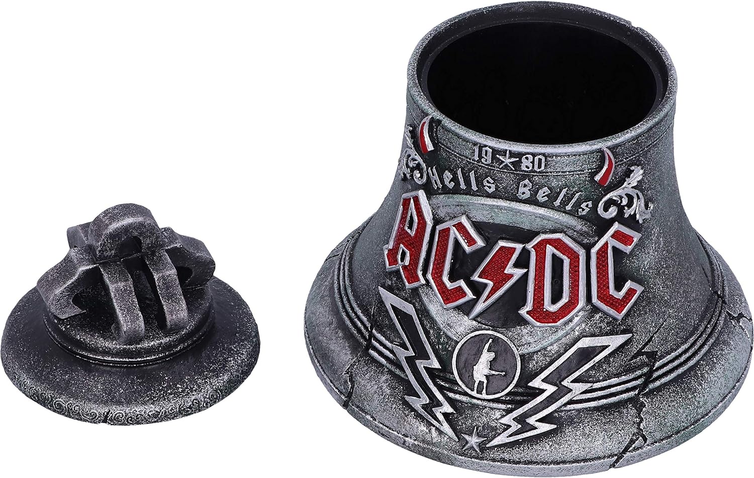 Nemesis Now Officially Licensed ACDC Hells Bells Box, Black, 13cm