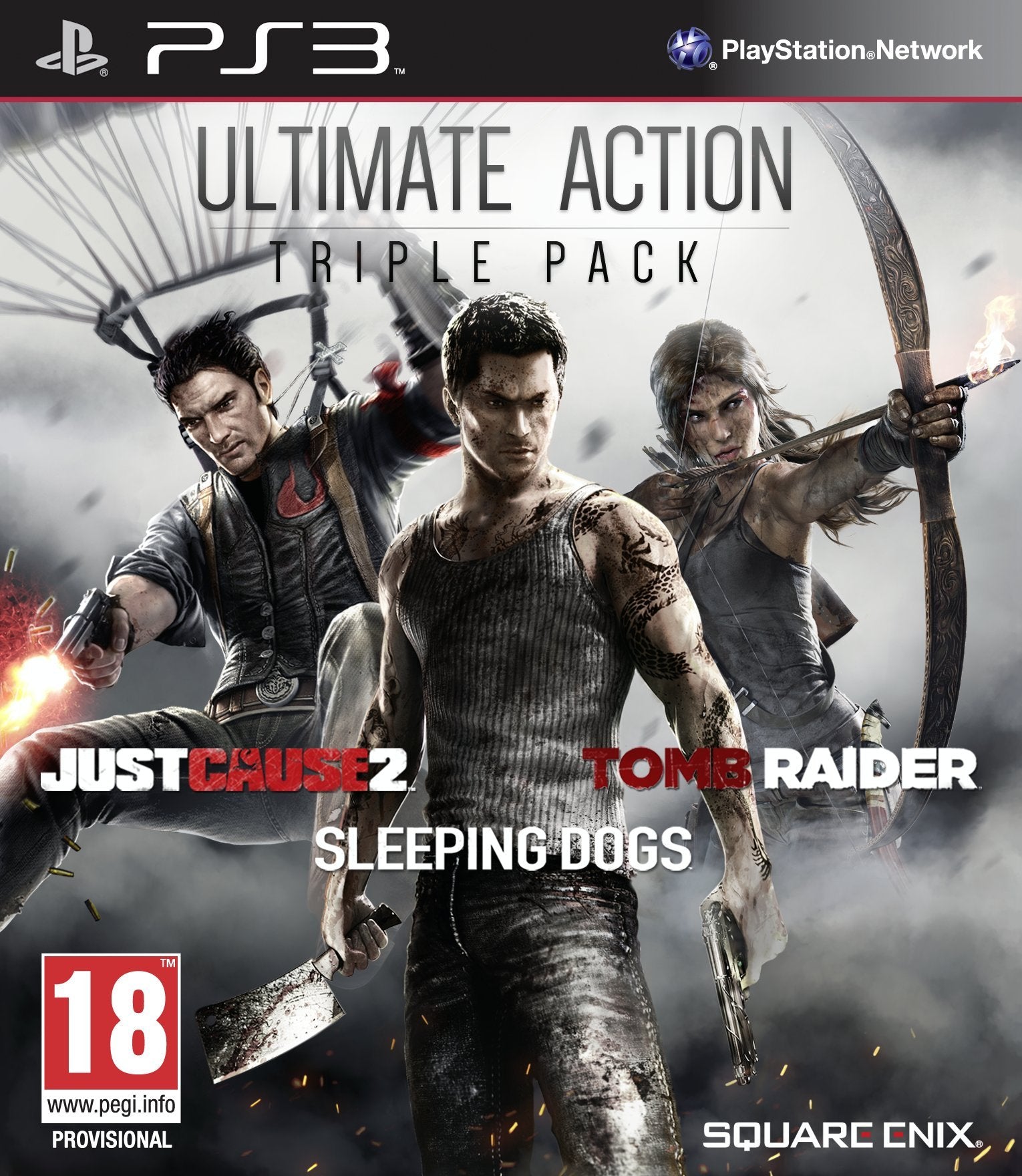 Just Cause 2/Sleeping Dogs/Tomb Raider Bundle (Ps3