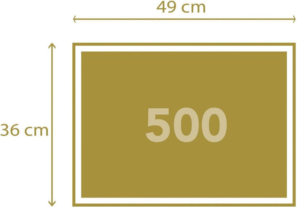 Clementoni - 35094 - Puzzel Colorboom Collection - Squares - 500 stukjes - puzzel kleuren - puzzel voor volwassenen - gemaakt in Italië