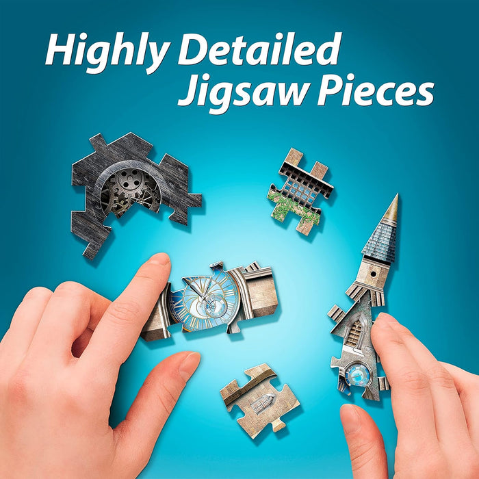 Wrebbit3D | Harry Potter: Hogwarts Clock Tower (420pc) | 3D Puzzle | Ages 14+