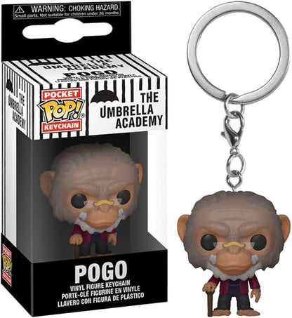 Funko Pop! Keychain: Umbrella Academy - Pogo Novelty Keyring - Collectable Mini Figure - Stocking Filler - Gift Idea - Official Merchandise - TV Fans - Backpack Decor