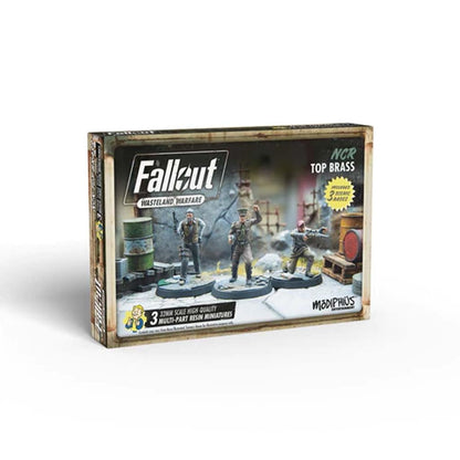 Modiphius Entertainment Fallout Wasteland Warfare NCR Top Brass Miniatures Set, Multicolor, MUH052147