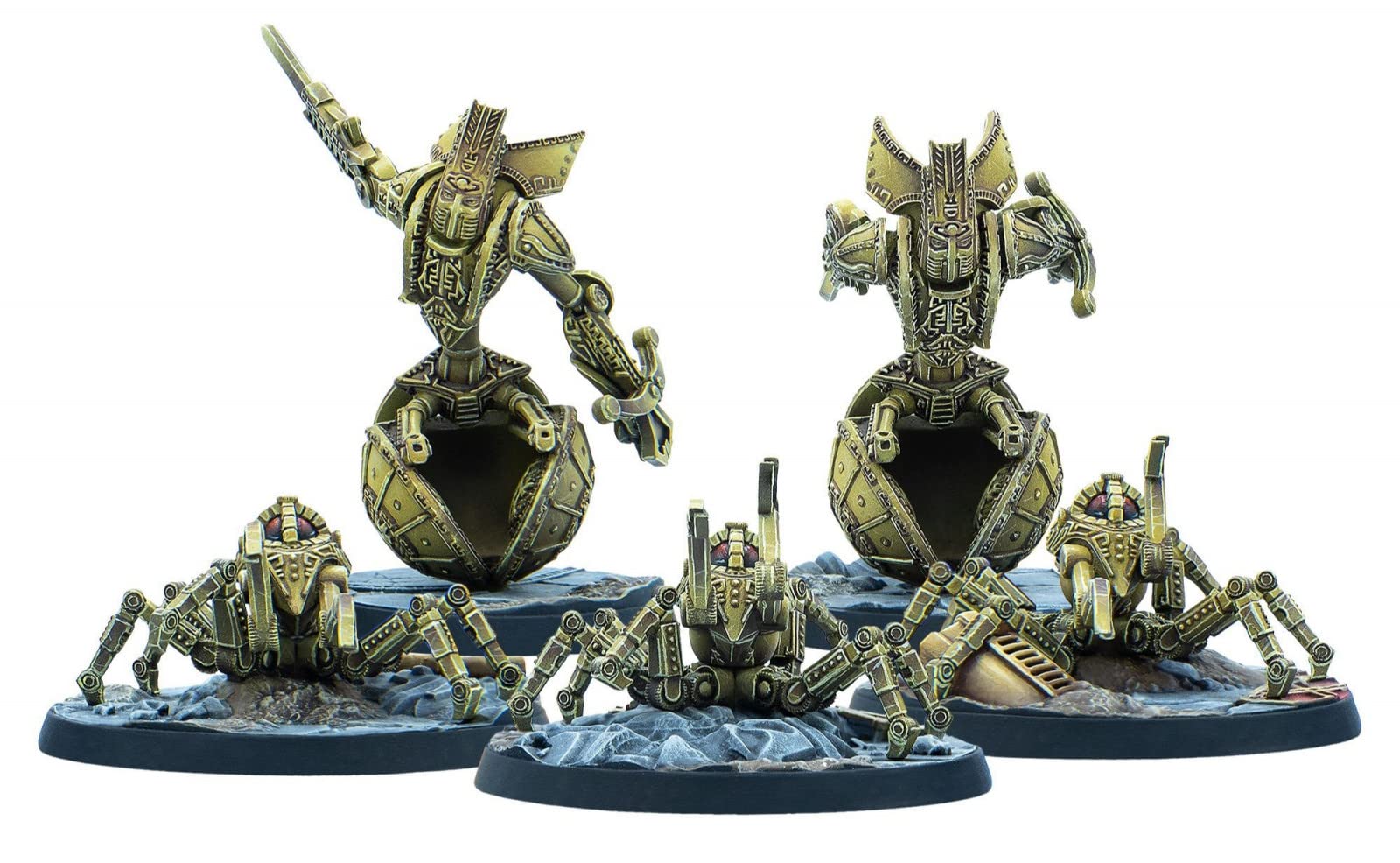 Modiphius Entertainment Elder Scrolls Call to Arms Dwemer Spheres and Spiders Miniatures Set