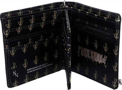 Nemesis Now Cartera en Relieve con Licencia Oficial de Powerwolf Kiss of The Cobra King, Cuero, Black