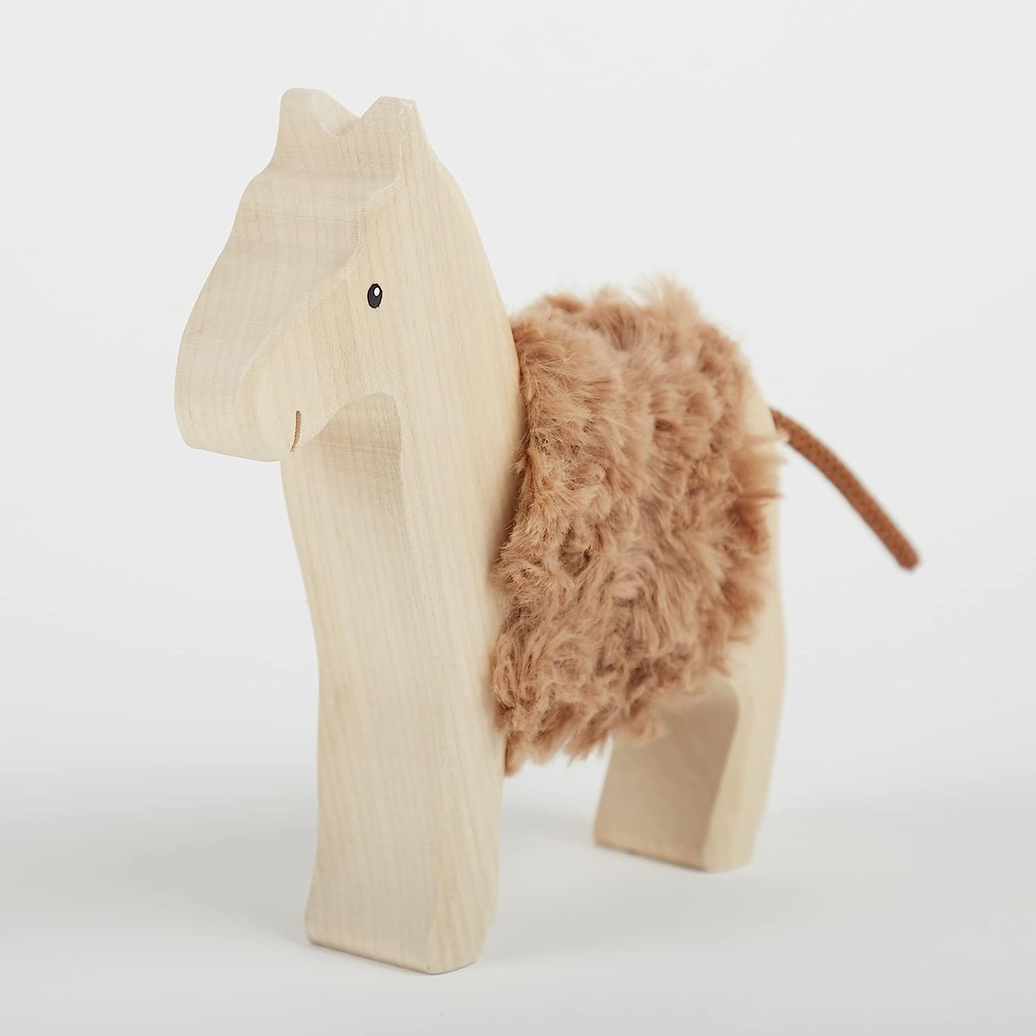 Sigikid 39395 Wooden animal horse Mädchen und Jungen Baby Toy, Recommended from 3 Years