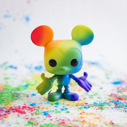 Funko Pop! Disney: Pride - Mickey Mouse - Rainbow - Disney Standard Characters - Collectable Vinyl Figure - Gift Idea - Official Merchandise - Toys for Kids & Adults - TV Fans